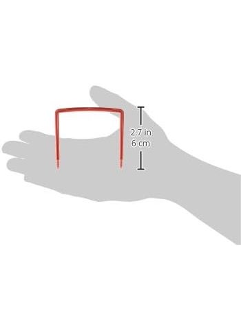 Smead - Smead UClip Bonded Fastener 2 Capacity Red 100 per Box 68260 - Image 1