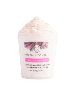 THE SKIN CONCEPT The Skin Concept 5 in 1 Handmade Vegan Whipped Soap - Twigs and Berries  - Image 4
