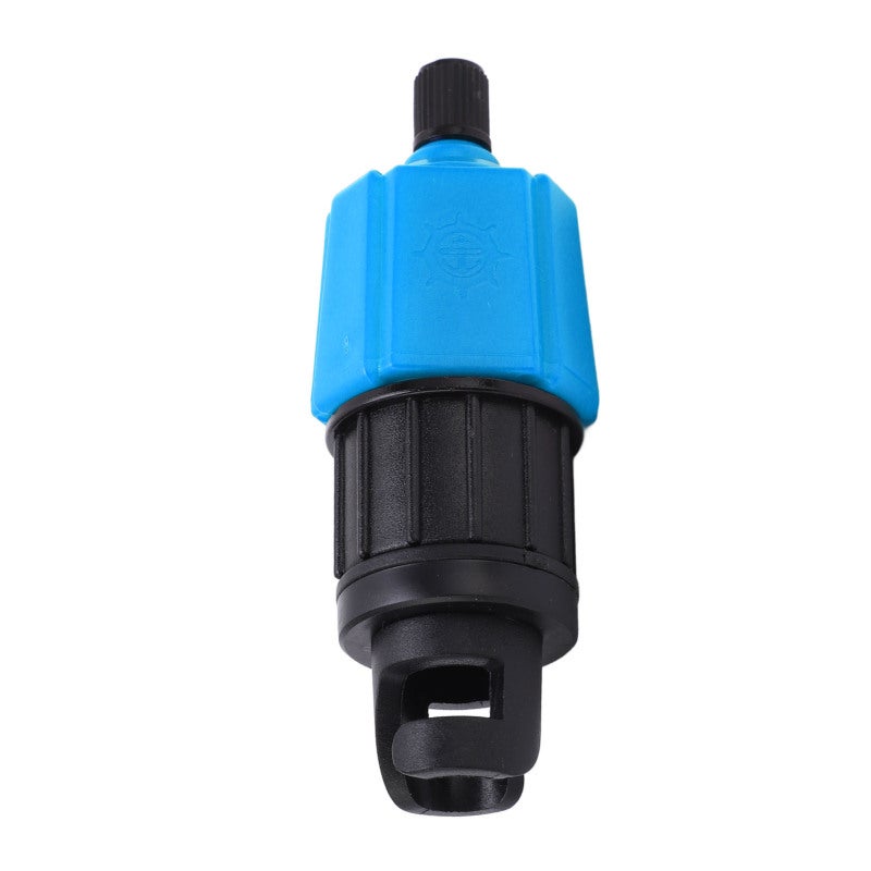 Boat Air Valve Adapter: Blue Nylon Alloy Rubber Material, 4 Air Nozzles, Compact Portable Design - Universal Air Valve Connector for Inflatable Watercraft, Outdoor Water Sports - Image 3
