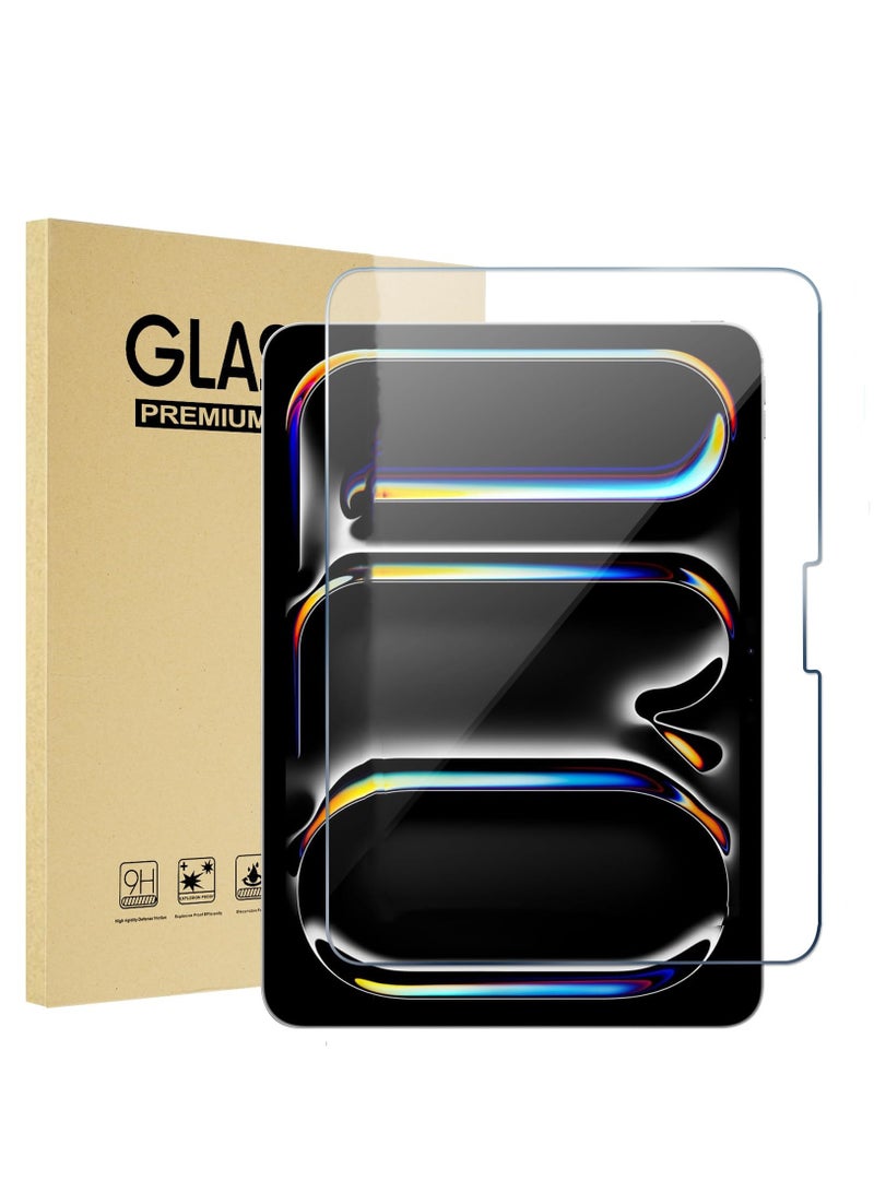 Case 1 Pack Screen Protector for IPad Pro 11-Inch (M4) 2024 Tempered Glass Film Guard for IPad Pro 11 - Image 1