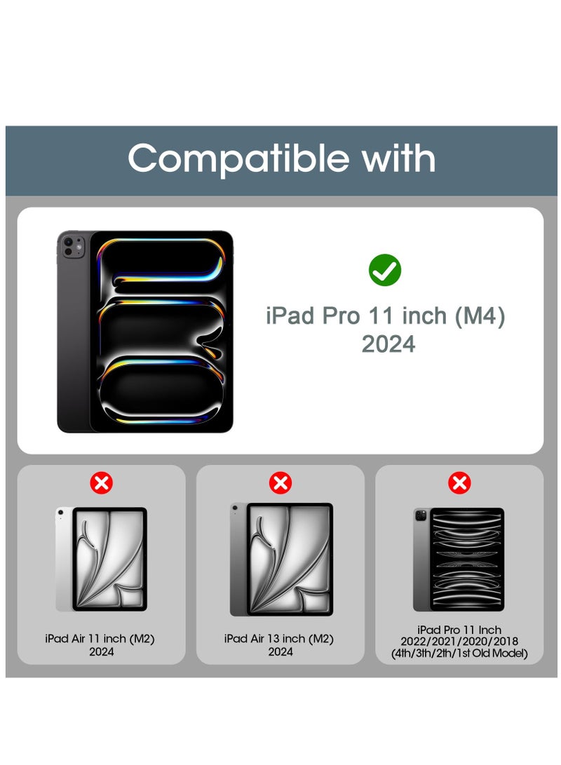 Case 1 Pack Screen Protector for IPad Pro 11-Inch (M4) 2024 Tempered Glass Film Guard for IPad Pro 11 - Image 2
