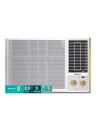 Hisense 2 Ton Window Air Conditioner,17300 BTU Rapid Cooling, Easy Cleaning&Maintenance, Rotary Compressor,high density filter,R410A, AW-24CT4SPAR01B White