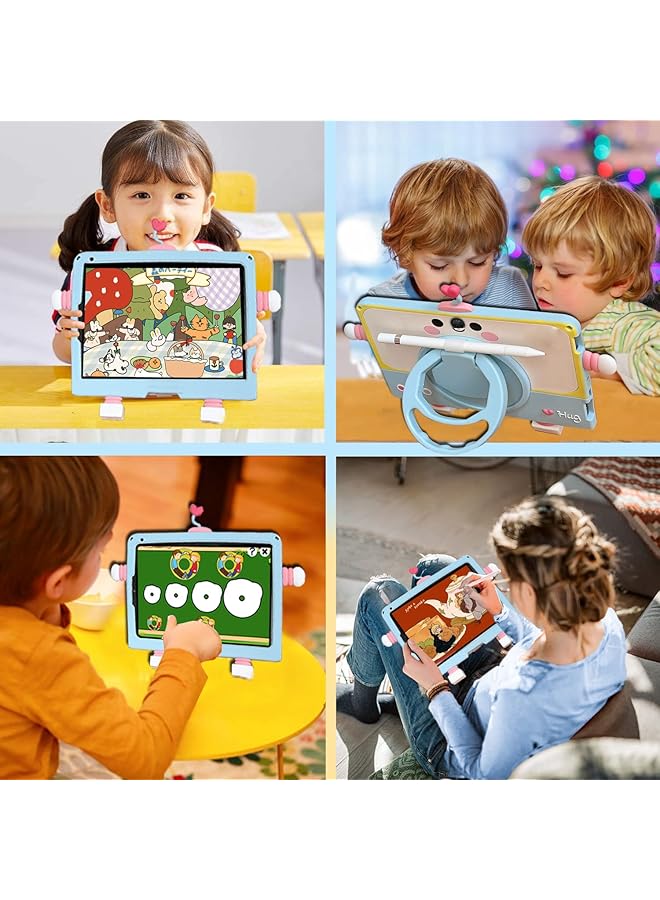 erorex Case Compatible With Honor Pad 9 12.1 Inch Tablet 2023 + 1 Pc Stylus Pen Kids Case With Pen Holder 360° Rotating Handle Stand Shoulder Strap - Image 5