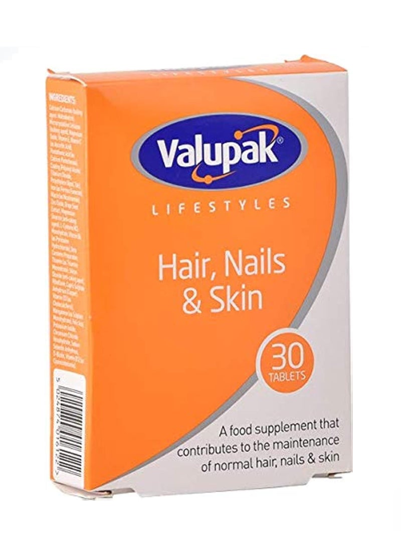 Valupak Hair Nails Skin 30Tablets - pzsku/Z623B1EFB4D509EC1E95EZ/45/_/1725874898/6addb773-d628-4d37-b947-a9d357496a61