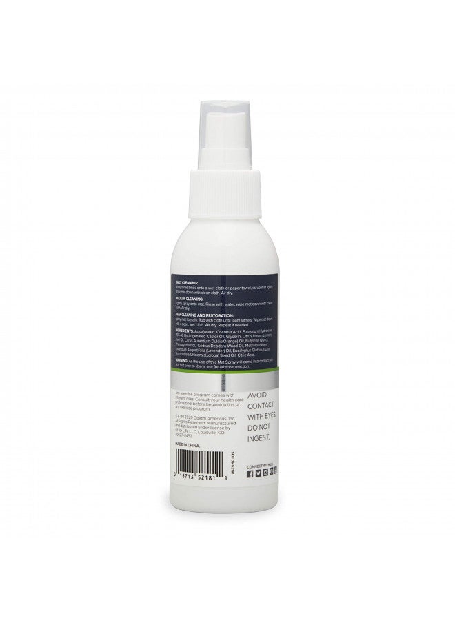 Gaiam Yoga Mat Cleaner Spray (4oz), Green - Image 2