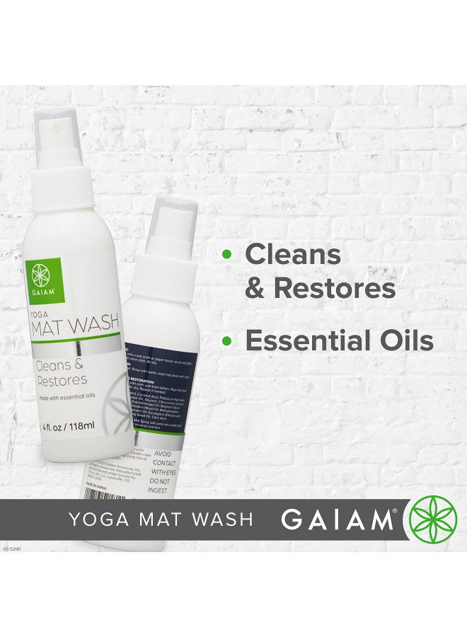 Gaiam Yoga Mat Cleaner Spray (4oz), Green - Image 5