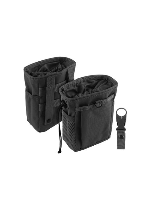 1 PCS Rock Climbing Chalk Bag with Carabiner and Adjustable Strap, Ideal for Bouldering, Gymnastics, CrossFit, and Lifting; Features Pockets for Phone and Valuables.