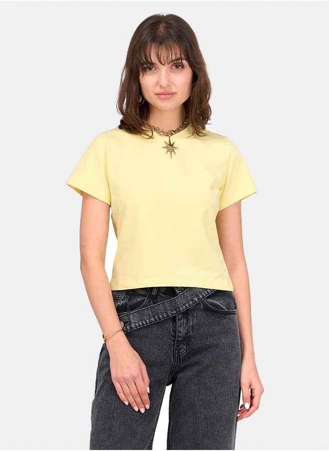 Clue Plain Cropped Top  - Image 1