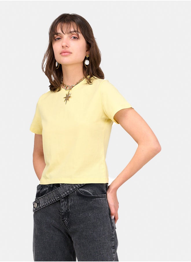 Clue Plain Cropped Top  - Image 2