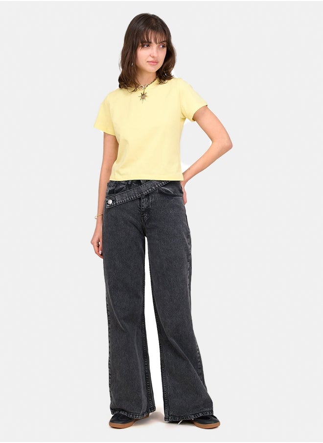 Clue Plain Cropped Top  - Image 4