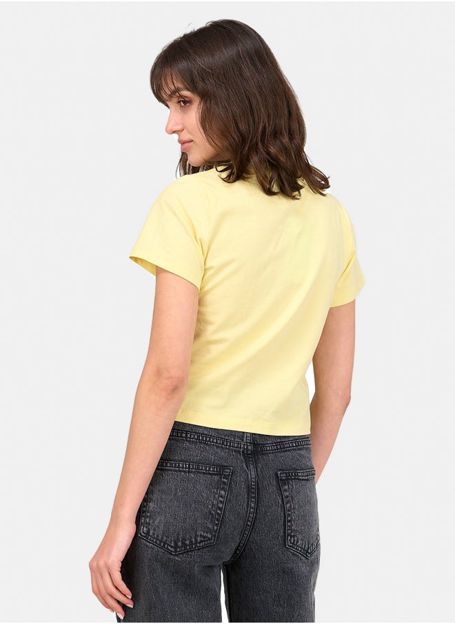 Clue Plain Cropped Top  - Image 3