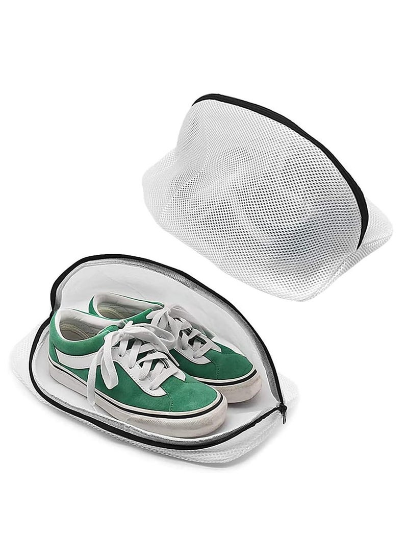 Shoe Washing Bags-Pack of 2 Reusable Mesh Shoe Laundry Bags-Shoe wash bag for Sneakers, Trainers, Running Shoes-Fit up to Size 12 - Image 1