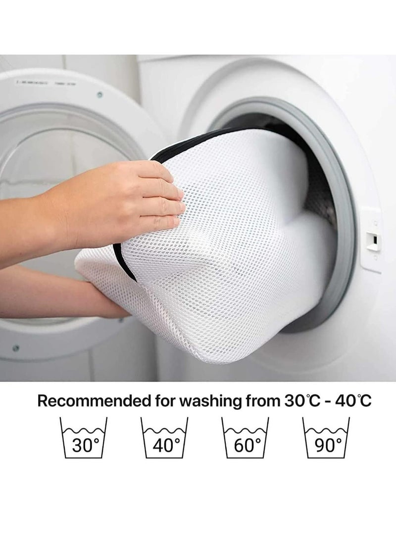 Shoe Washing Bags-Pack of 2 Reusable Mesh Shoe Laundry Bags-Shoe wash bag for Sneakers, Trainers, Running Shoes-Fit up to Size 12 - Image 3