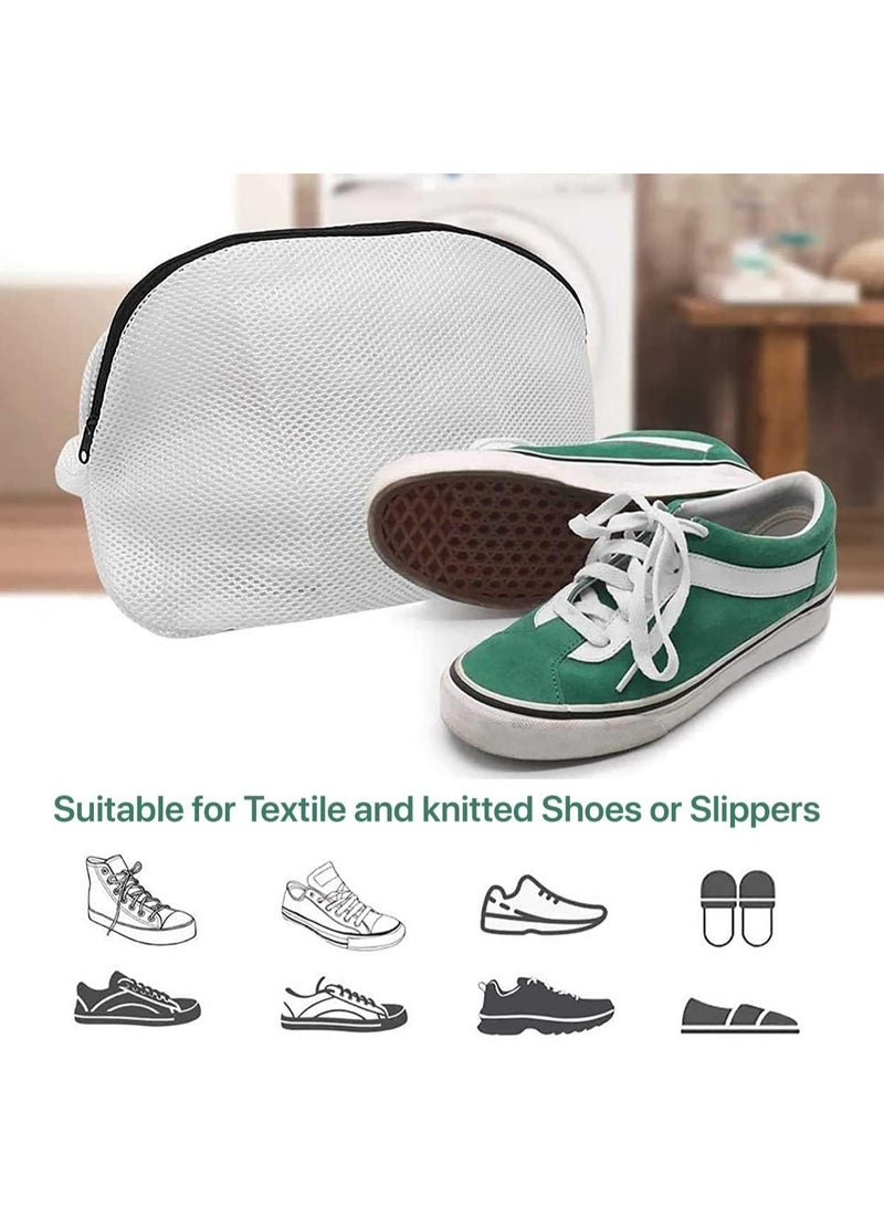 Shoe Washing Bags-Pack of 2 Reusable Mesh Shoe Laundry Bags-Shoe wash bag for Sneakers, Trainers, Running Shoes-Fit up to Size 12 - Image 5
