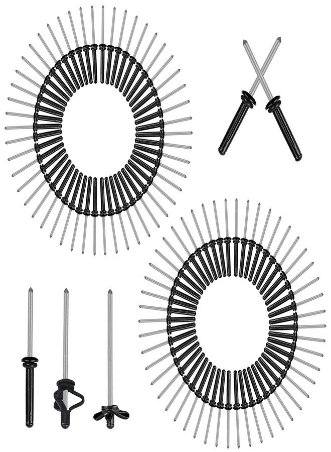 CLIO 100 مجموعة من مسامير تثبيت ثلاثية القبضة بطول 3/16" مع حلقات O مقاومة للماء لتثبيت قوارب الكاياك والزوارق والإكسسوارات الأخرى في المياه العميقة. - Image 1