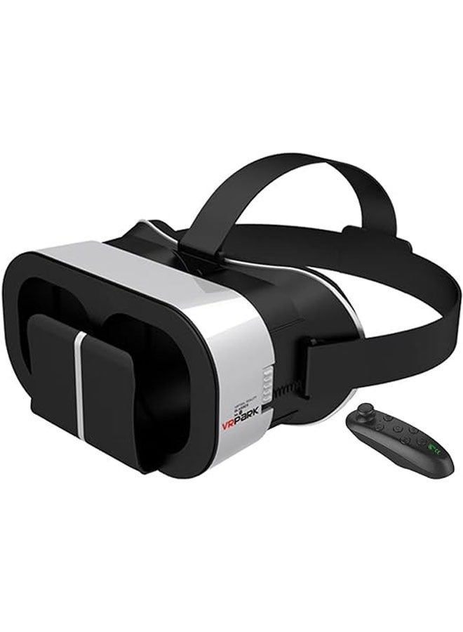 General VR Digital Glasses Headset 3D Virtual Reality Headset Gaming Glasses Giant Screen Cinema Effect Portable Headset Set Kids VR Glasses with Remote Control Family Friends Gifts  - Image 1