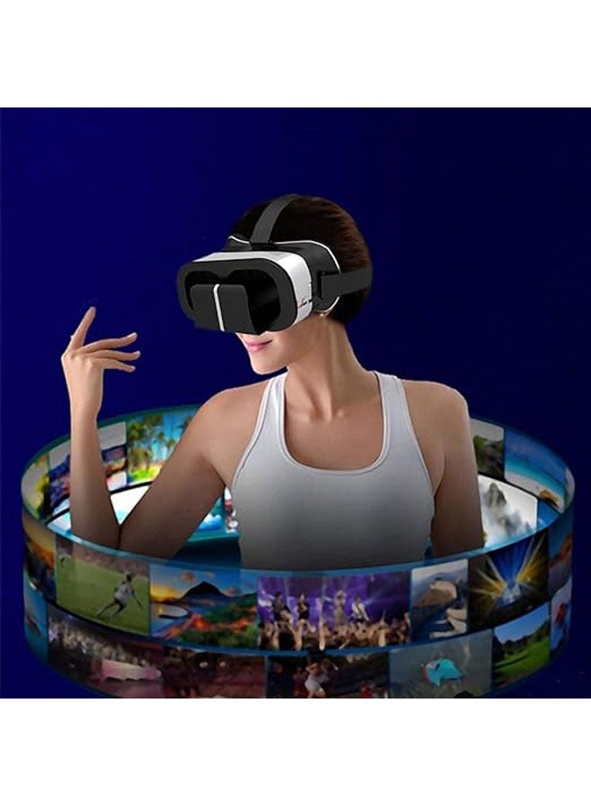 General VR Digital Glasses Headset 3D Virtual Reality Headset Gaming Glasses Giant Screen Cinema Effect Portable Headset Set Kids VR Glasses with Remote Control Family Friends Gifts  - Image 4