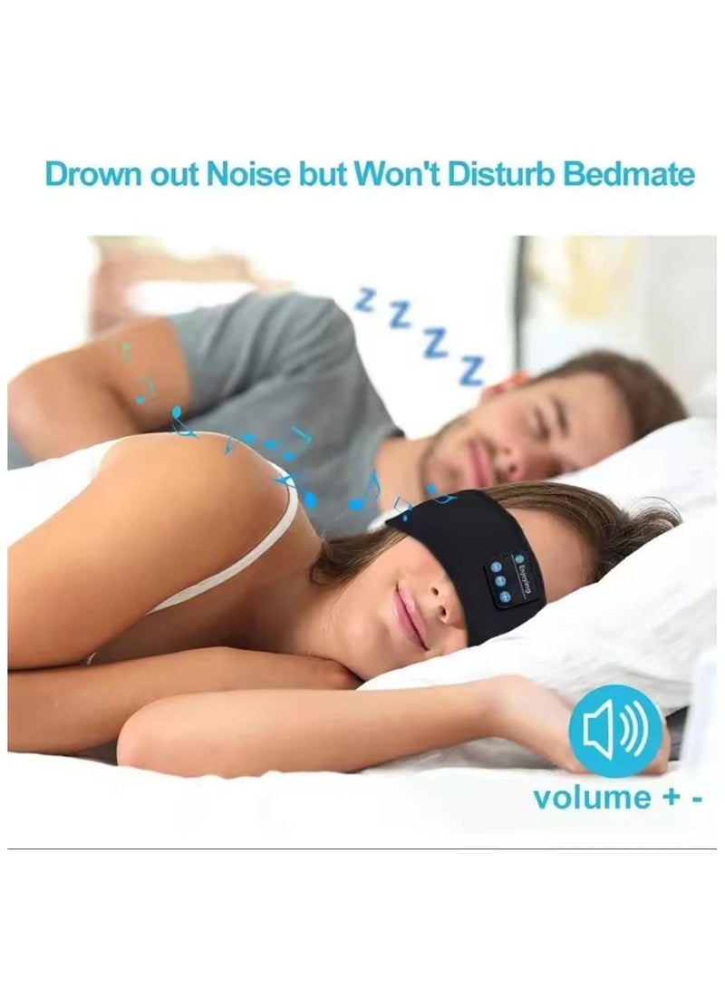 Fone Bluetooth Earphones Sports Sleeping Headband Elastic Wireless Headphones Music Eye Mask Wireless Bluetooth Headset Headband - Image 3