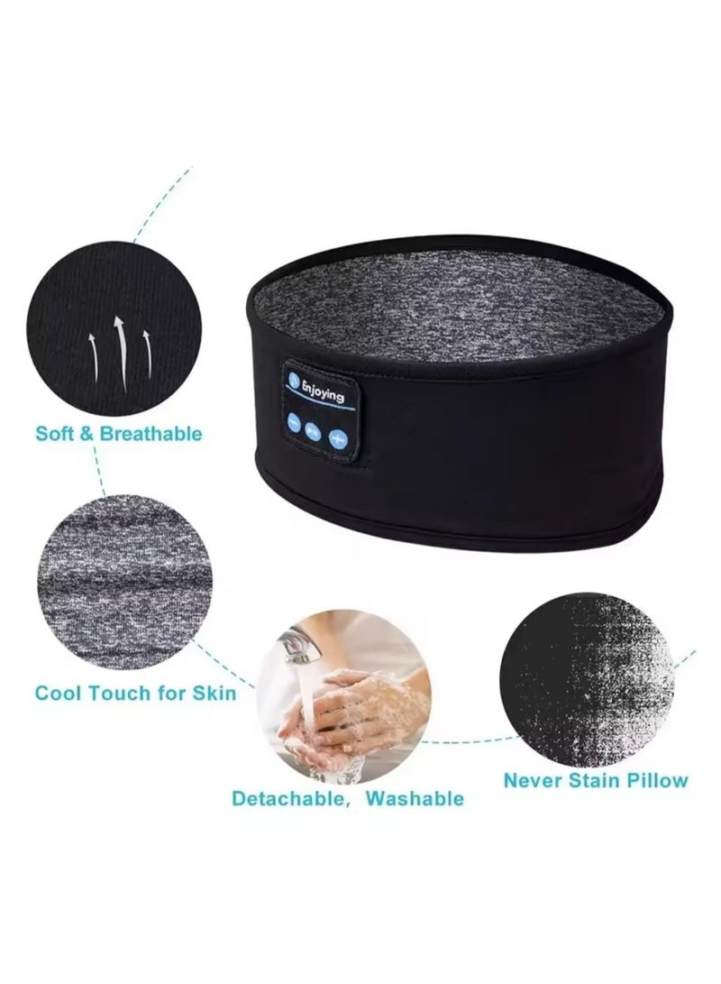 Fone Bluetooth Earphones Sports Sleeping Headband Elastic Wireless Headphones Music Eye Mask Wireless Bluetooth Headset Headband - Image 2