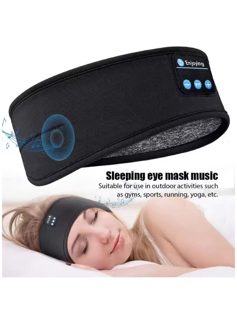 Fone Bluetooth Earphones Sports Sleeping Headband Elastic Wireless Headphones Music Eye Mask Wireless Bluetooth Headset Headband - Image 1