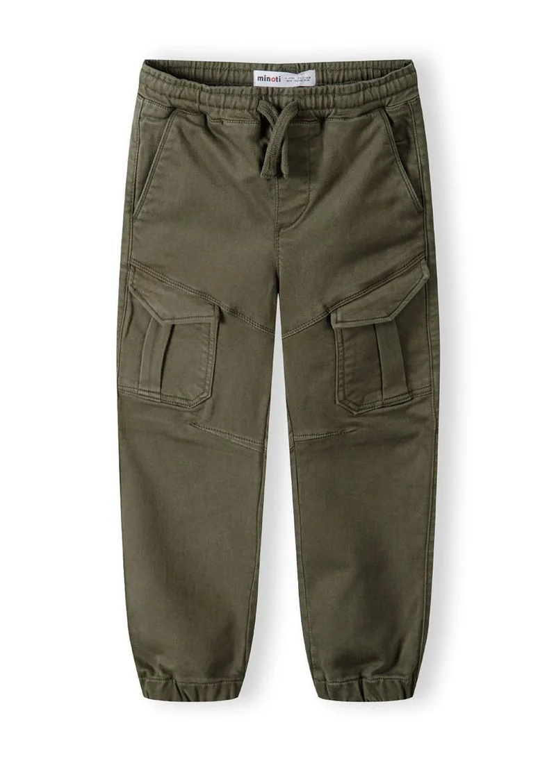 مينوتي Kids Boys  Knitted Cargo Trousers With Drawcord