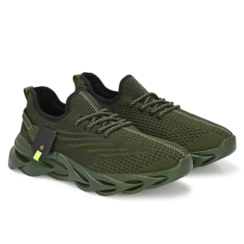 Cruiser Sneaker for Men | Lightweight & Stylish | Breathable Mesh Lace-Up Shoes | Casual Wear, Gym, & Street Style 2644-4 - Image 4