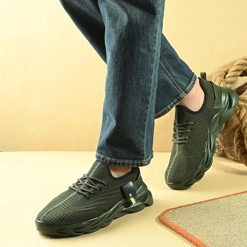 Cruiser Sneaker for Men | Lightweight & Stylish | Breathable Mesh Lace-Up Shoes | Casual Wear, Gym, & Street Style 2644-4 - Image 2