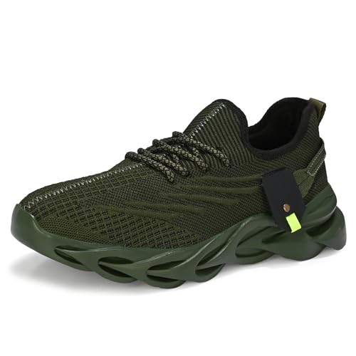 Cruiser Sneaker for Men | Lightweight & Stylish | Breathable Mesh Lace-Up Shoes | Casual Wear, Gym, & Street Style 2644-4 - Image 1