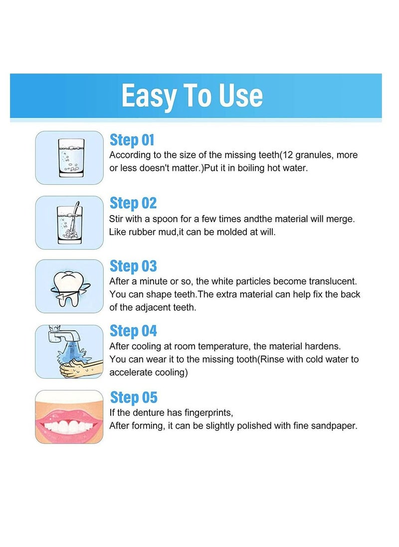 30ml Shapeable teether, film and television makeup denture modification temporary filling teether