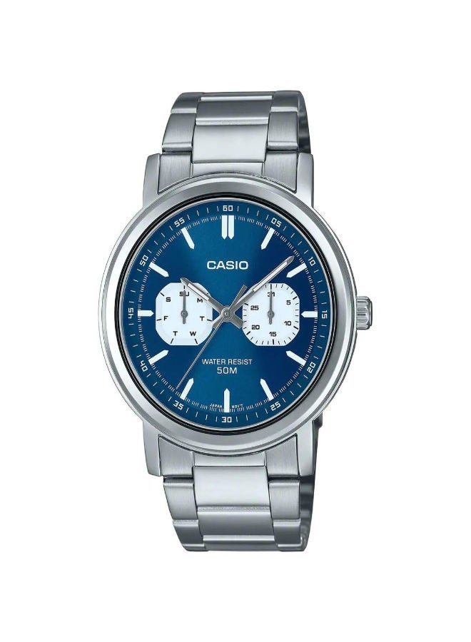 Stainless Steel Analog Wrist Watch  MTP-E335D-2E1VDF