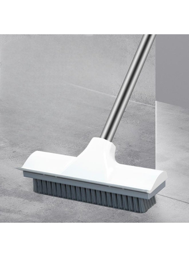 Adjustable length multifunctional household scraping brush dual-purpose floor brush cleaning brush hard bristle brush bathroom brush toilet tile brush  - Image 5