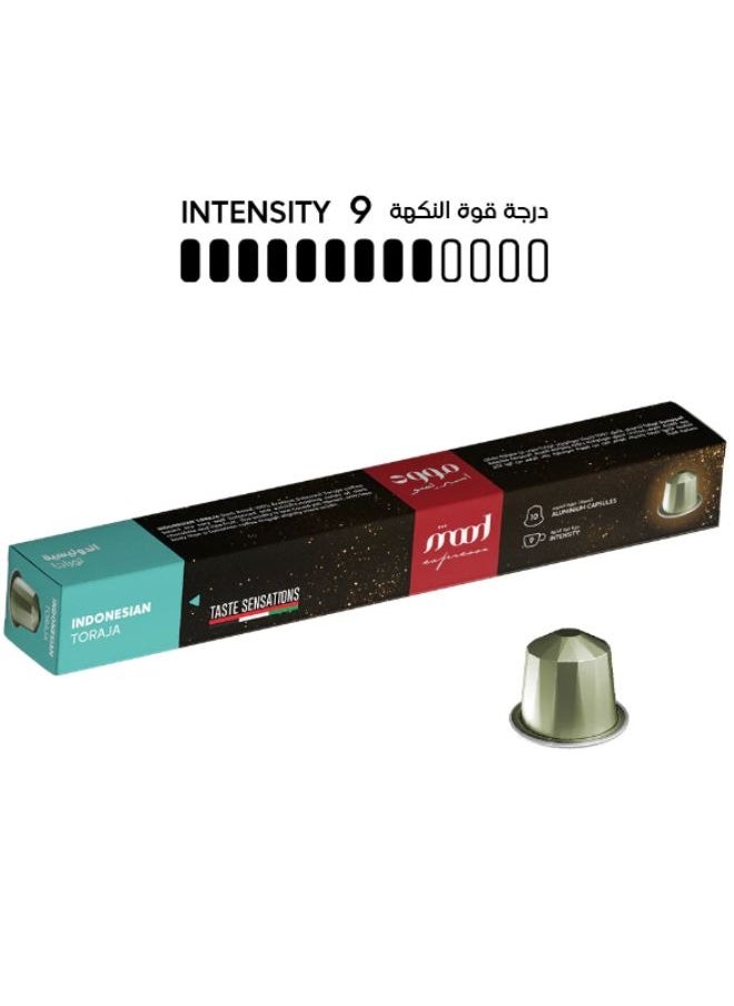 Mood Espresso Nespresso Compatible Aluminium Coffee Capsules - Indonesian Toraja 10 Capsules (52g)  - Image 2