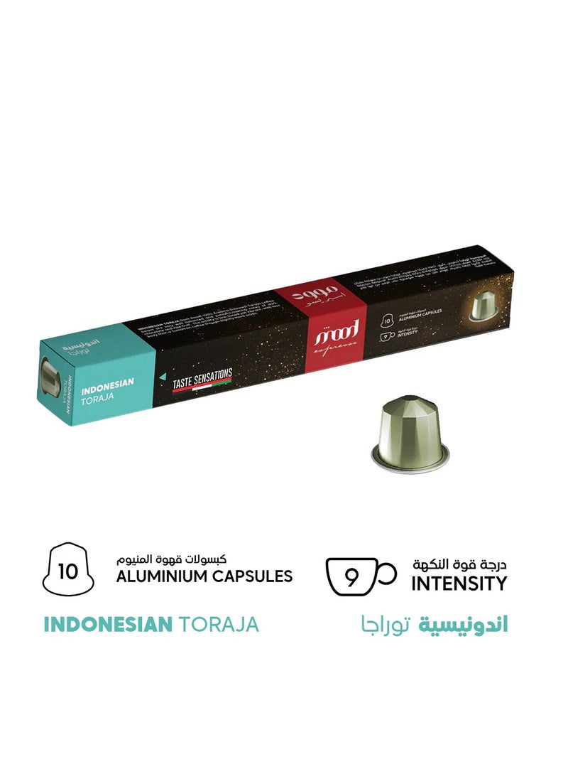 Mood Espresso Nespresso Compatible Aluminium Coffee Capsules - Indonesian Toraja 10 Capsules (52g)  - Image 4