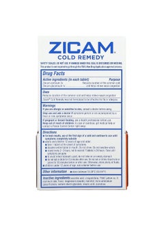 ZICAM Zicam, Cold Remedy, RapidMelts, Citrus, 25 Quick Dissolve Tablets  - Image 2