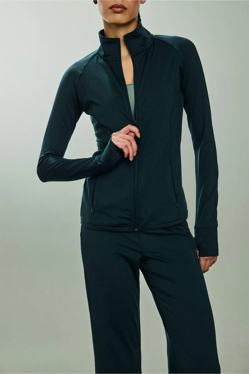 DeFacto Fitted Ultra Soft Zip-Up Cardigan