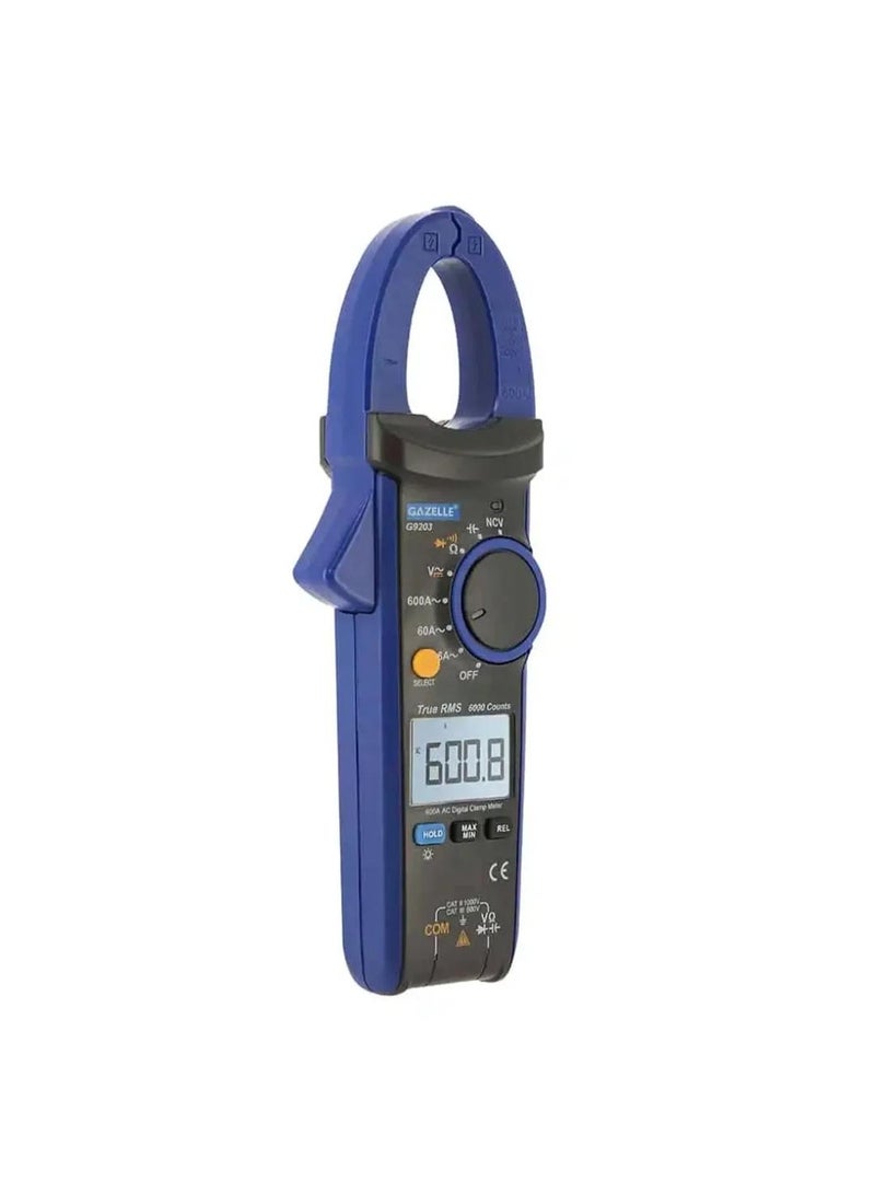 غزال GAZELLE G9203 TRMS DIGITAL CLAMP METER 600A - Image 1