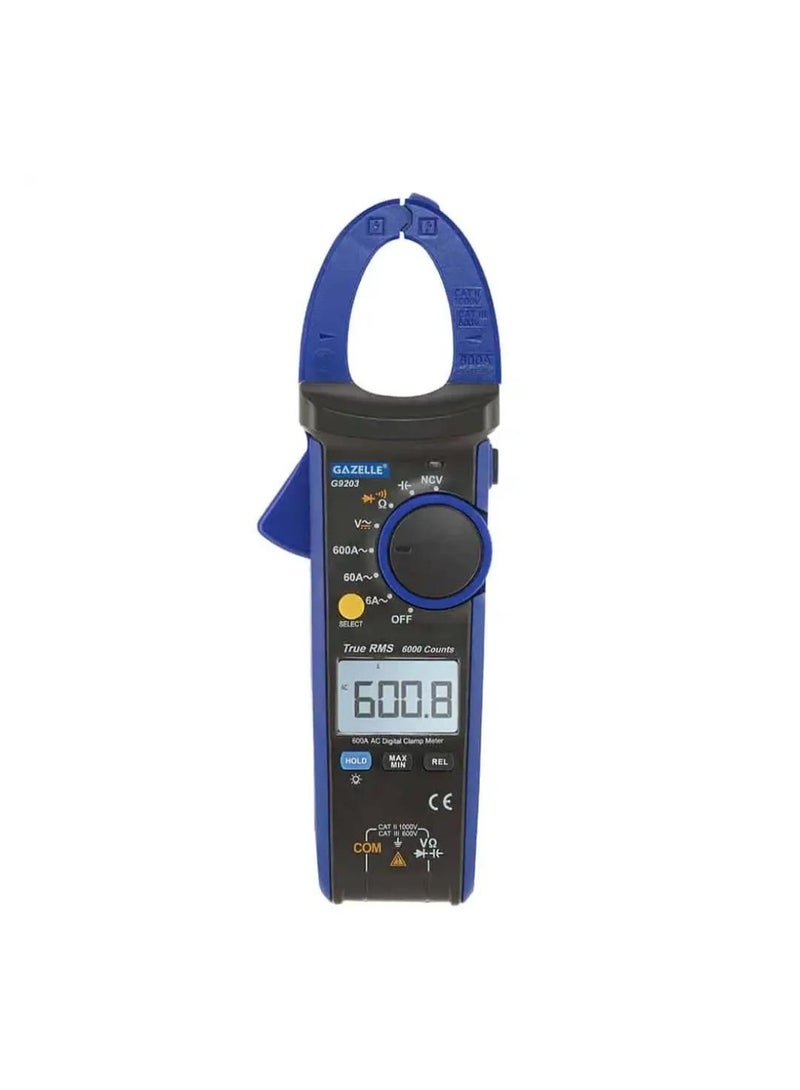 غزال GAZELLE G9203 TRMS DIGITAL CLAMP METER 600A - Image 4
