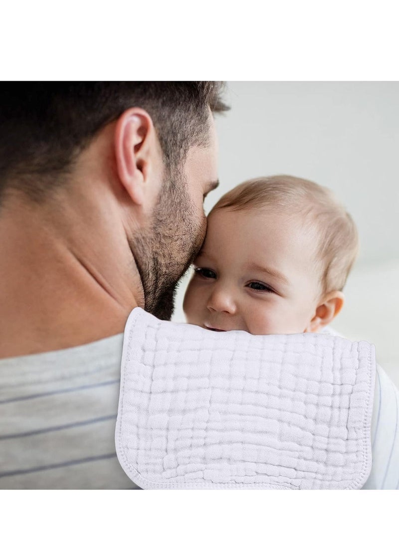 بيوينتي عبوة من 6 قطع من قماش تجشؤ الأطفال النقي فائق النعومة والامتصاص - Image 3