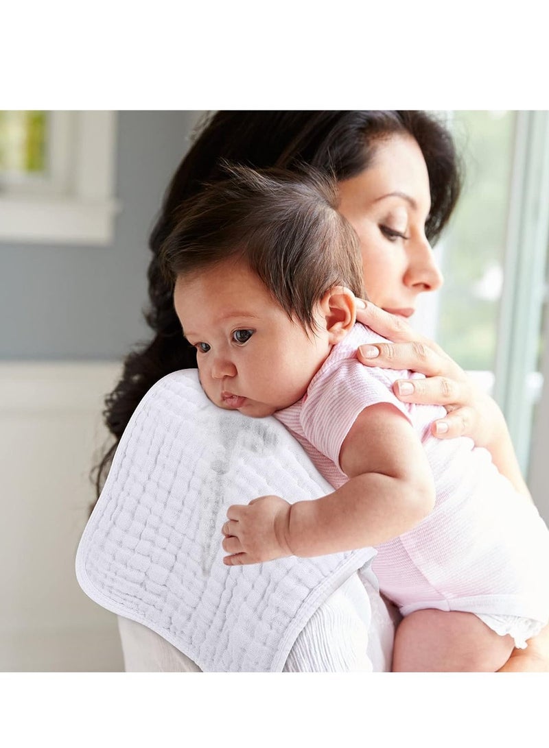 بيوينتي عبوة من 6 قطع من قماش تجشؤ الأطفال النقي فائق النعومة والامتصاص - Image 4