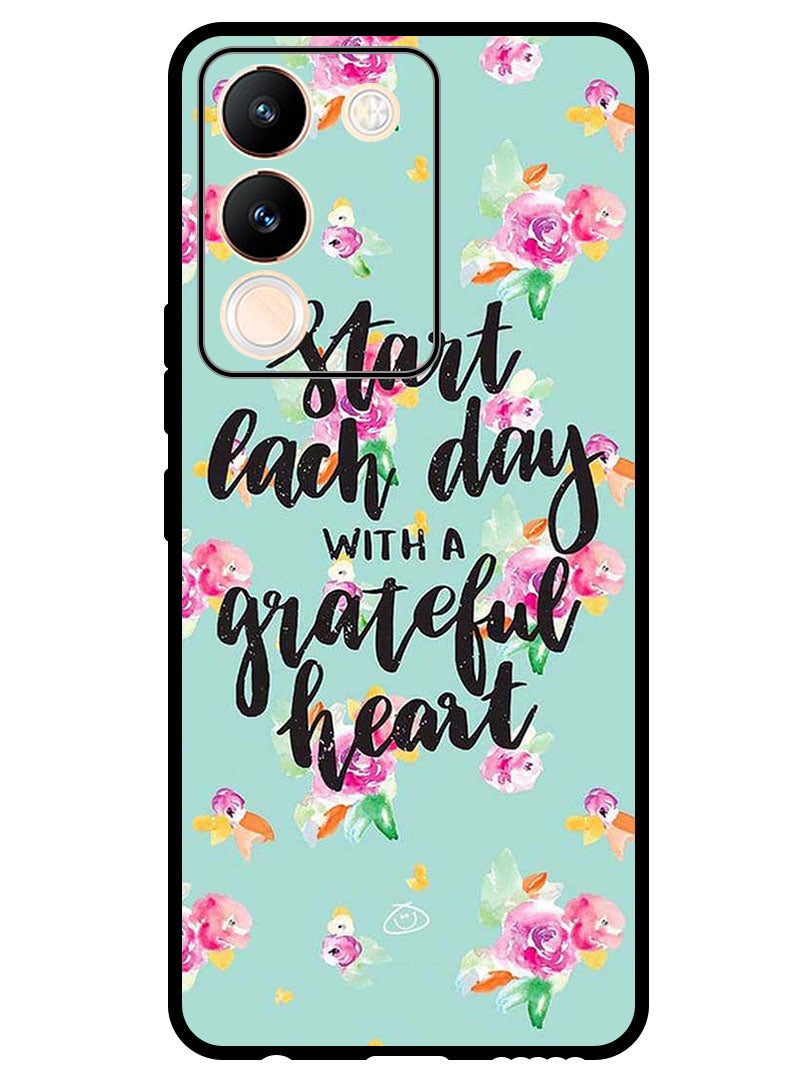Theodor Protective Case Anti Scratch Shock Proof Bumper Cover For Vivo Y200 Grateful Heart - Image 1