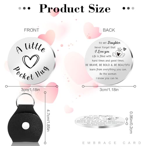 STARKET Valentines Gift For Daughter Gifts From Mom Cute Pocket Hug Keychains For Teenager Girl Gift Ideas Easter Basket Stuffers For Daughter Birthday Gifts In Law Graduation Gift Teen Girl Gift Trendy Stuff - Image 3