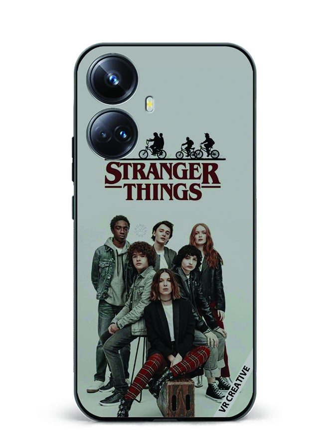 VR CREATIVE Protective Case Cover For Realme 10 Pro Plus Strangers Thing Design Multicolour - Image 1