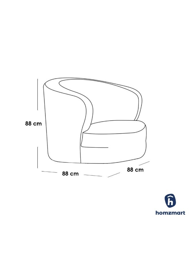 Homzmart Boucle Living Room Set 2 pieces - White  - Image 3