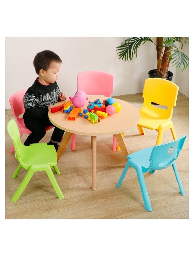 Babyhug High Backrest Kids Chair, Durable and Lightweight, 0 to 24 Months, 37 x 32 x 50 cm - Green - Image 2