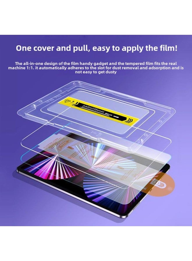 لجهاز iPad، غشاء مقوى خالٍ من الغبار، جديد Pro11 لإزالة الغبار mini6، غشاء ثانٍ لصق 10.9، غشاء واقٍ مسطح - اللون: iPad mini6 【8.3 بوصة】】 - المقاس: 【علبة ملصقات ثواني خالية من الغبار】 * غشاء مقوى مضا - Image 3