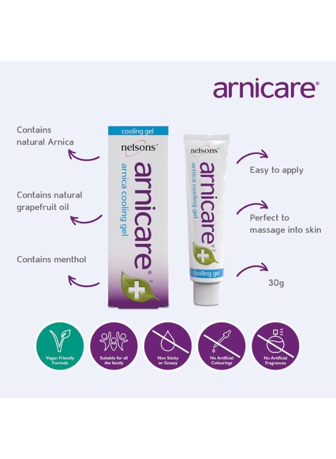 Nelsons Arnicare Arnica Cooling Gel, 30g - Image 2