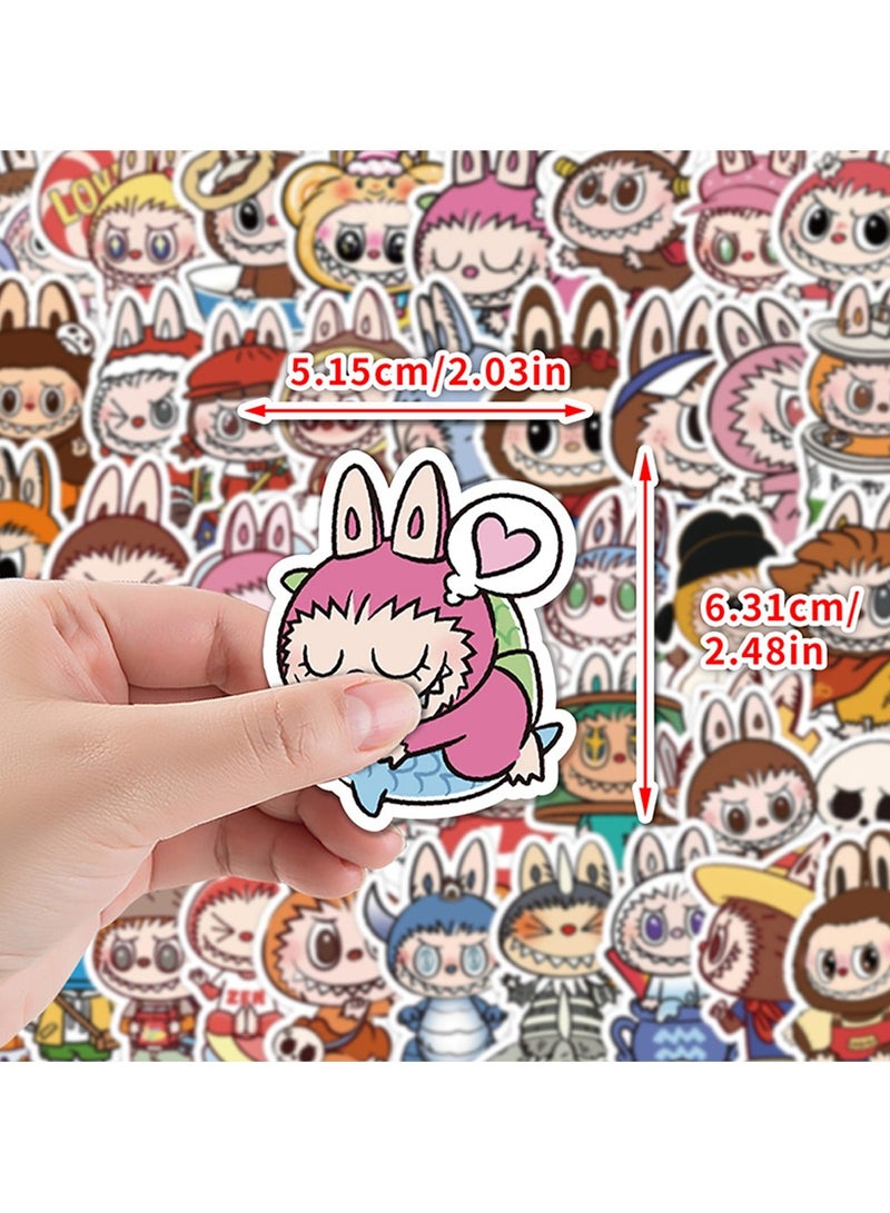 50-Piece Cartoon Stickers Waterproof Animal Vinyl Stickers for Laptop - Image 4