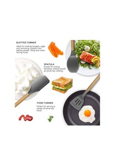 BBstore Silicone Cooking Utensils Set Of 12 Pieces Food Grade  - Image 3