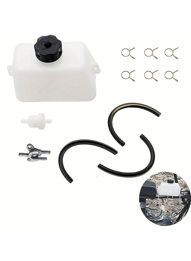 Portable Motorcycle Petrol Fuel Tank Attachment 1 Set - Image 5