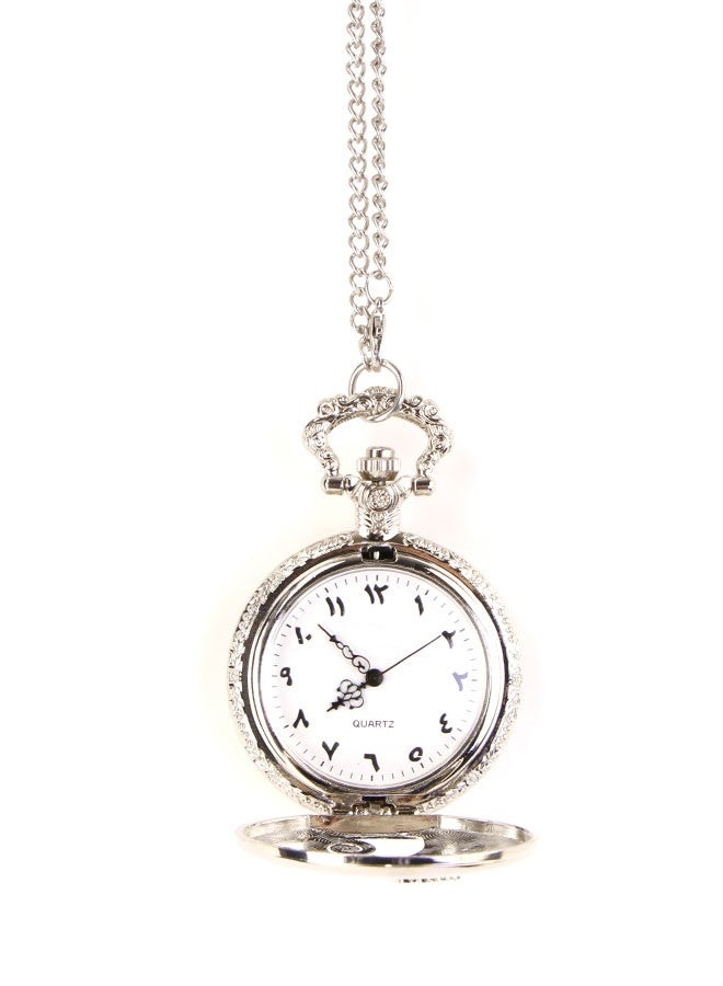 Vintage pocket watch with elegant silver engravings for men and women – classic luxury design - Image 5